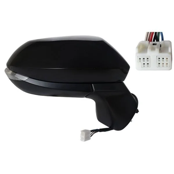 Rétroviseur droit électrique pour TOYOTA YARIS CROSS IV depuis 2020, dégivrant, feu clignotant à led, 6 pin, Neuf à peindre