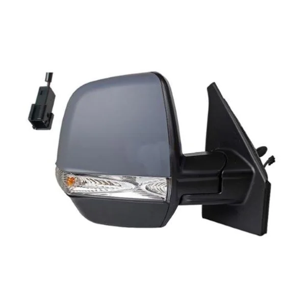 Rétroviseur manuel droit pour FIAT DOBLO II phase 2 2015-2022, MOD: CARGO, 4 pin, avec sonde, Neuf.