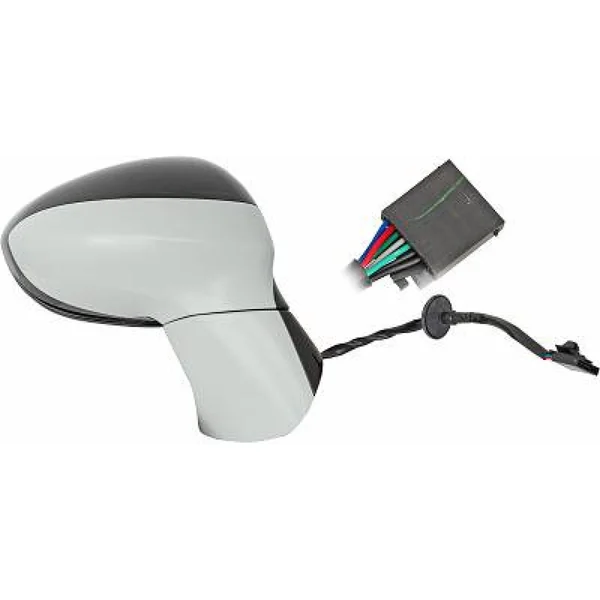 Rétroviseur électrique droit pour OPEL ZAFIRA TOURER 2011-2019, dégivrant, rabattable, corp noir gaufré, coque à peindre, Neuf