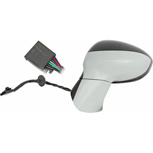 Rétroviseur électrique gauche pour OPEL ZAFIRA TOURER 2011-2019, dégivrant, rabattable, corp noir gaufré, coque à peindre, Neuf