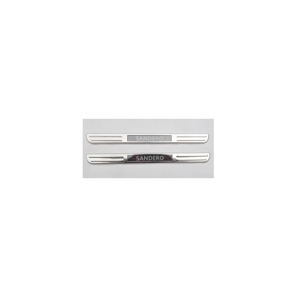 Sandero II / Sandero III - LED Illuminated door sills - front
