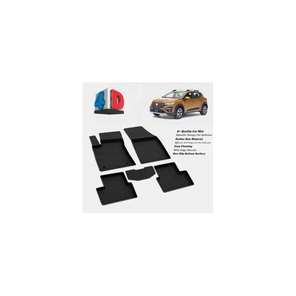 Sandero III (2020-2026) - 4D Premium Rubber Floor Mats