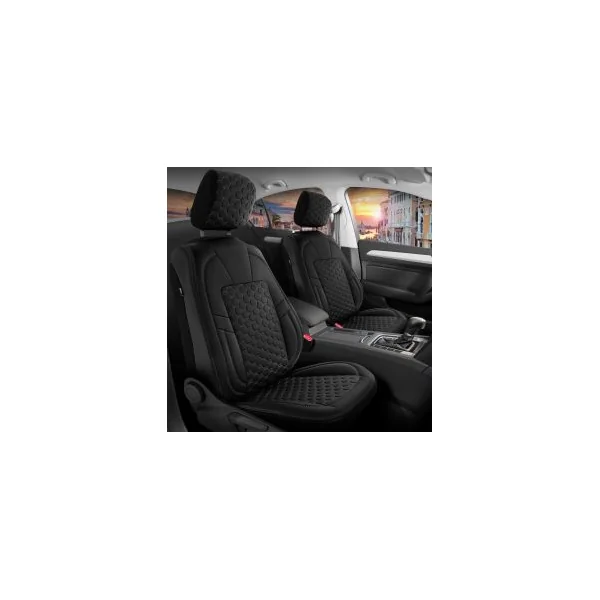 Sandero III / Sandero Stepway III (2020-2026) - Black Edition Seat covers Premium Full Leather