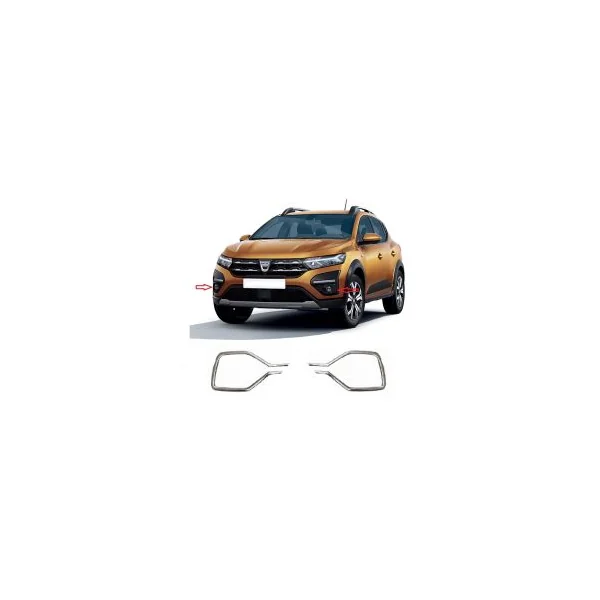 Sandero III STEPWAY (2020-2026) - Chrome fog light trims