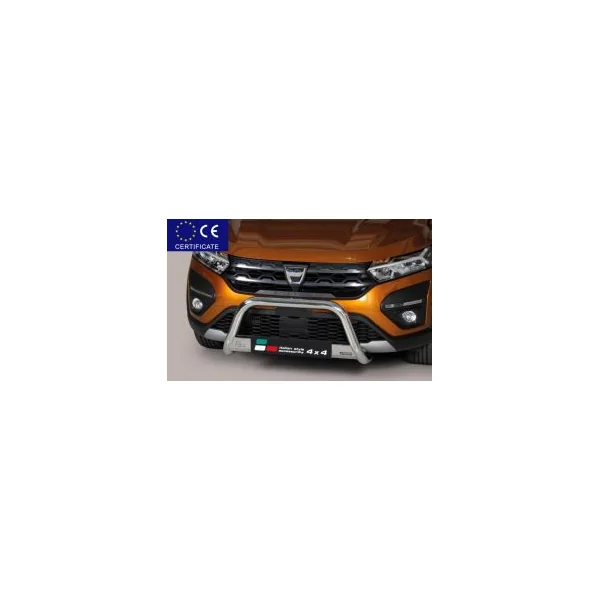 Sandero Stepway III (2021-2025) - Premium Bullbar - 63 mm -Certificate of European Homologation for road use included (CEE)