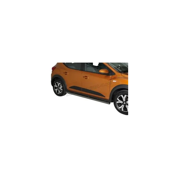 Sandero Stepway III (2021-2025) - Premium Side step bars TPS/489/PL black (TÜV certified)