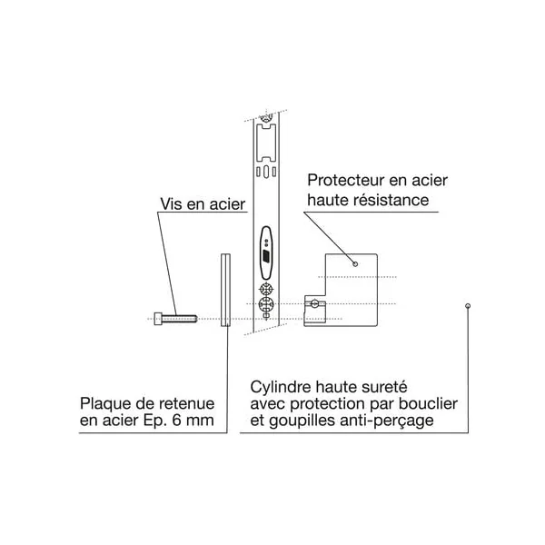 Serrure 5 000 A2P** SGN2