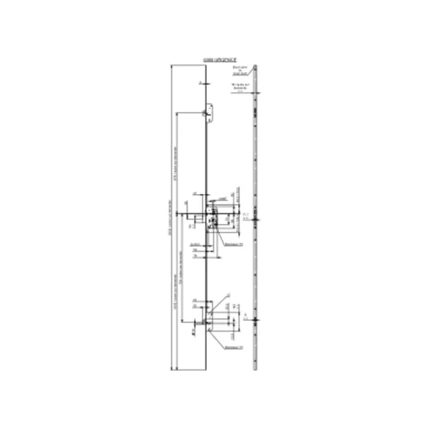Serrure 6 000 automatique et sortie libre Simple fouillot