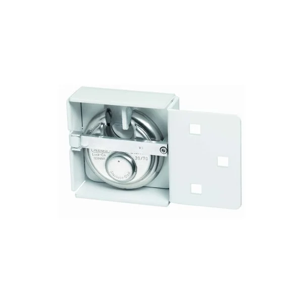 Serrure anti effraction utilitaire Abus Diskus Integral 141/200 + 26/70 Blanc