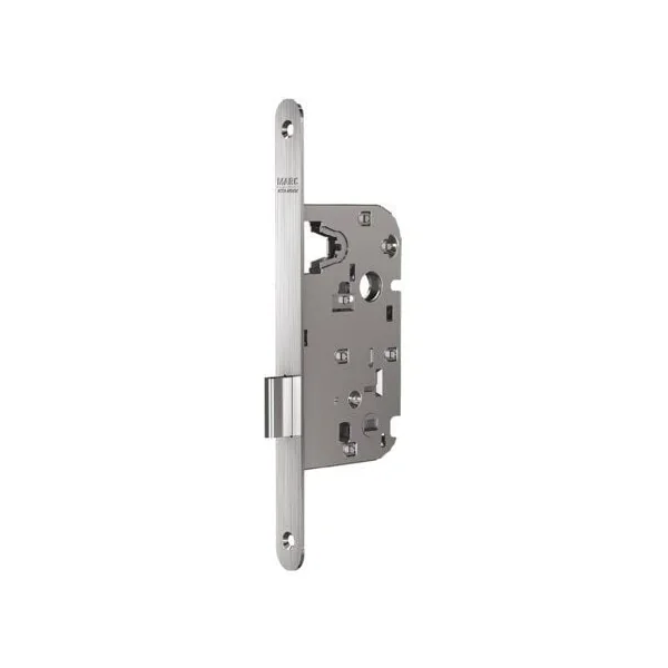 Serrure axe 40 mm Zingué Brossé