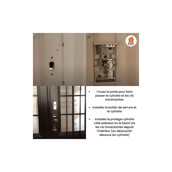 Serrure en applique multipoints haute sécurité