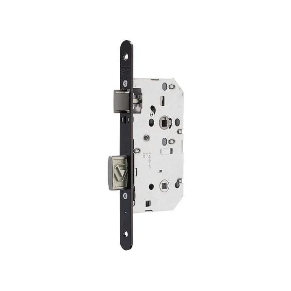 Serrure série D 450 CFPF têtière acier noir Bec-de-cane D 452 CFPF VR
