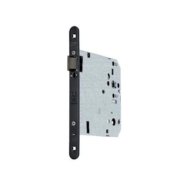 Serrure série D 450 XL CFPF têtière noire Pêne dormant demi-tour CLé I D 455 XL CFPF VR