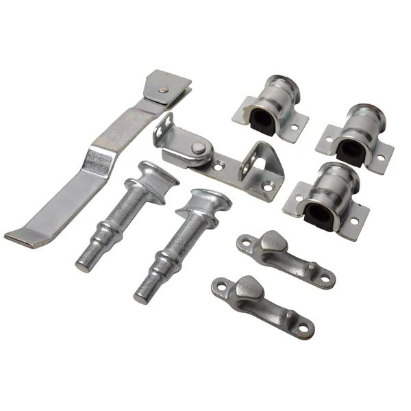 Serrure à barre galvanisée - droite - pour barre de Ø22 mm