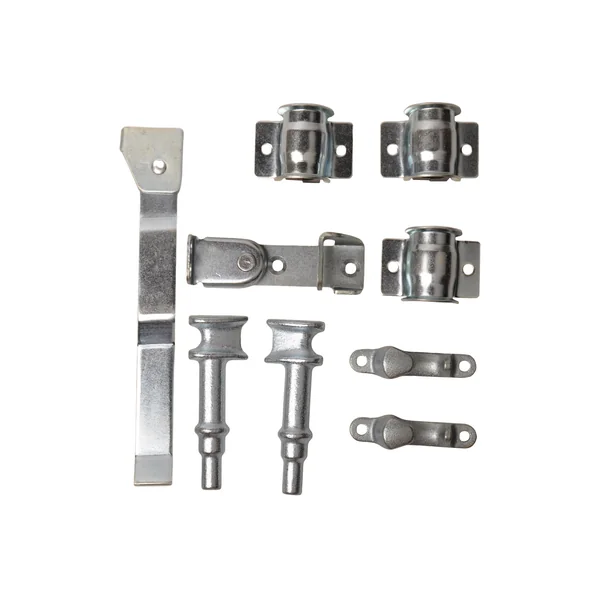 Serrure à barre galvanisée - droite - pour barre de Ø22 mm