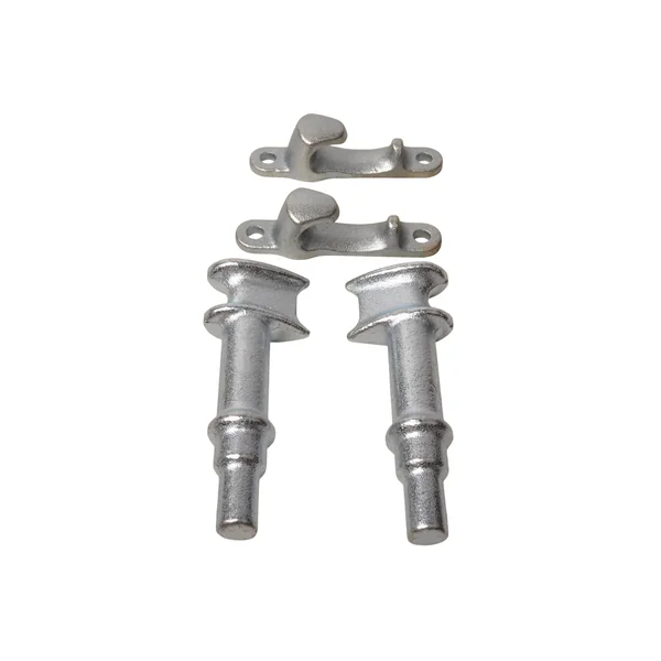 Serrure à barre galvanisée - droite - pour barre de Ø22 mm