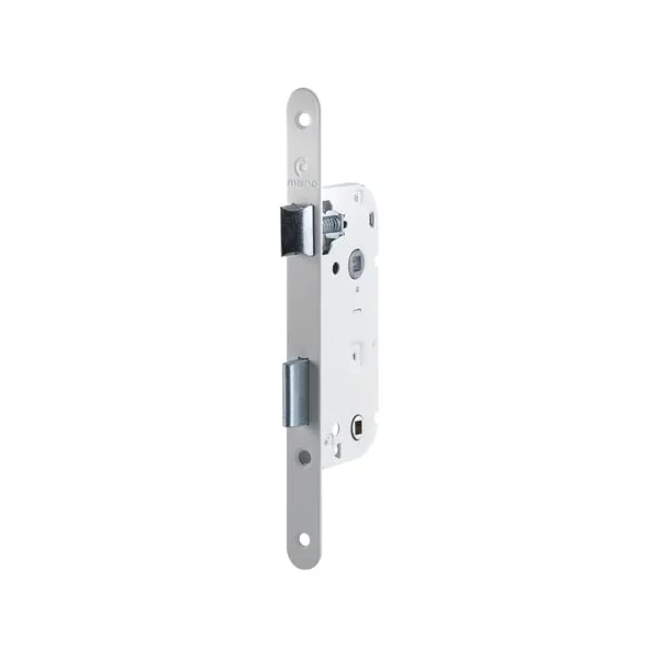Serrure économique axe 40 mm pêne zamak Laqué Blanc