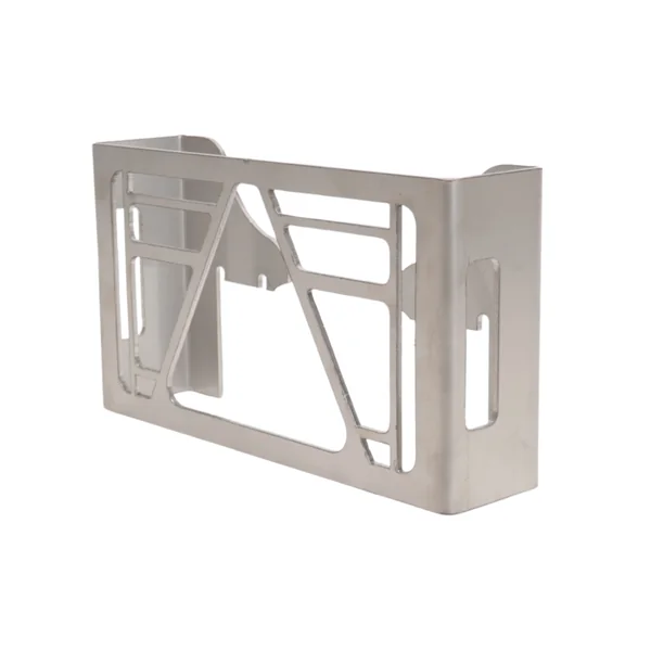 Set de 2 grilles de protection Multiled 4 - 253x141x63,7 mm - avec triangle libre - en acier inoxydable - montage sans perçage
