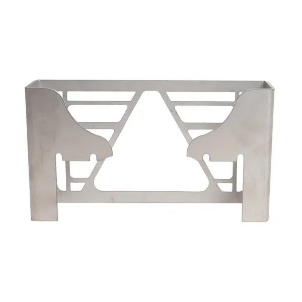 Set de 2 grilles de protection Multiled 4 - 253x141x63,7 mm - avec triangle libre - en acier inoxydable - montage sans perçage