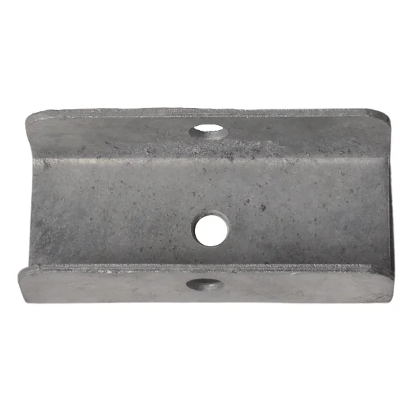Support de coussin galvanisé - Profilé en U 120 mm