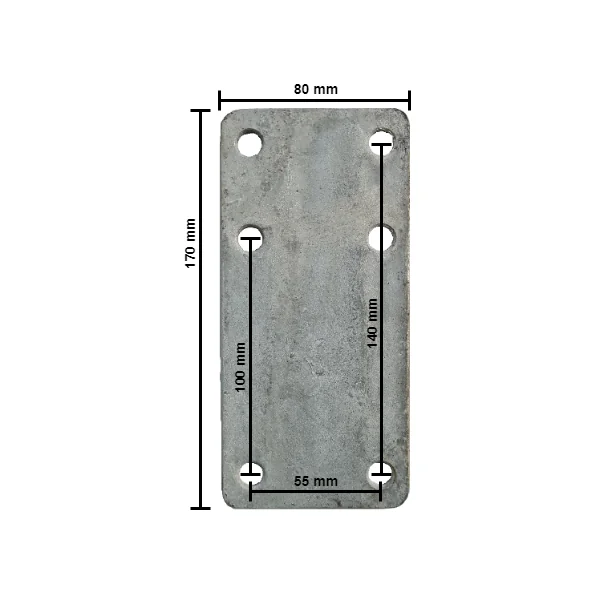 Support de roue de secours pour montage sur barre d'attelage - universel
