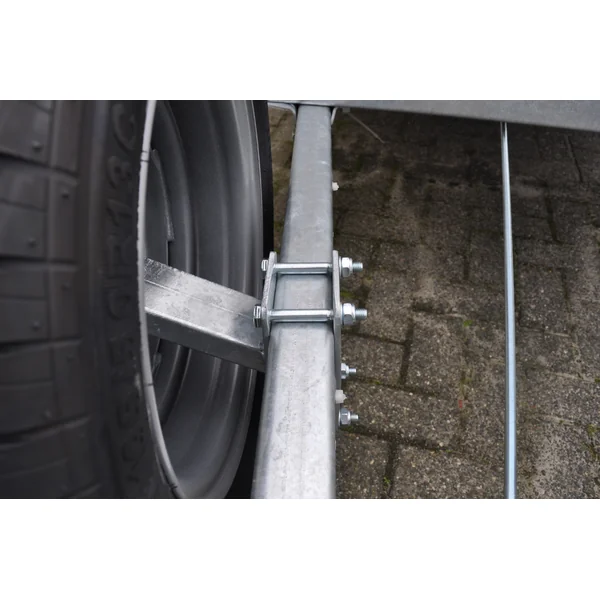 Support de roue de secours pour montage sur barre d'attelage - universel