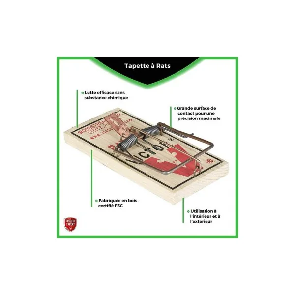 Tapette a rat puissante et résistante