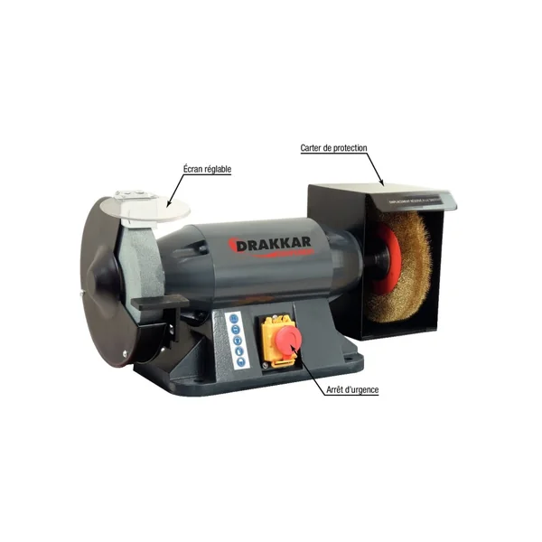 Touret Meule Brosse Industriel 900W – Puissant et Polyvalent