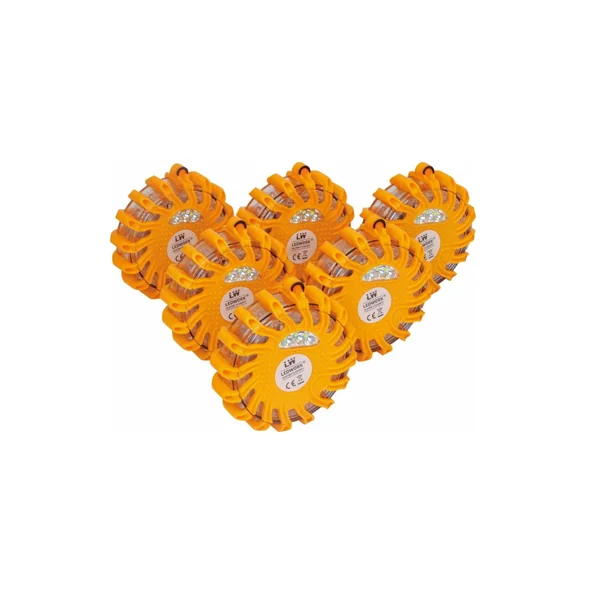 VALISE VIGIFLASH DE 6 GALETS LED DE SECURITE RECHARGEABLES