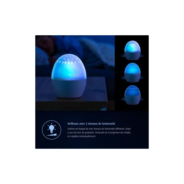 Veilleuse projection étoiles