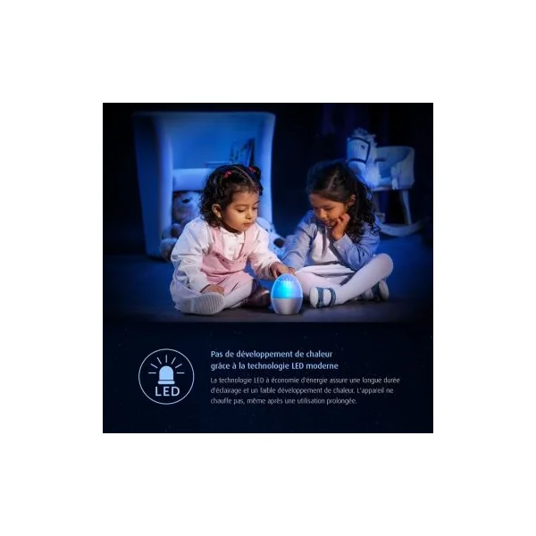 Veilleuse projection étoiles