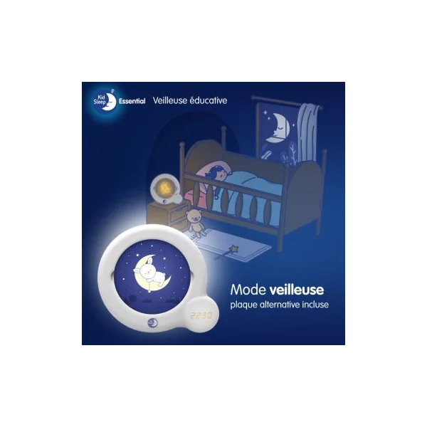 Veilleuse réveil éducatif kid sleep 3 en 1