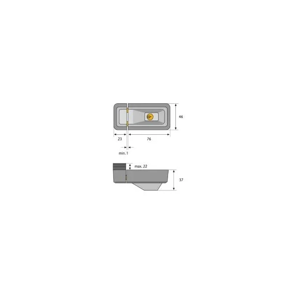 Verrou de fenêtre compact ABUS 3010