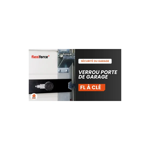 Verrou de porte de garage FL Haute Sécurité à verrouillage par clé