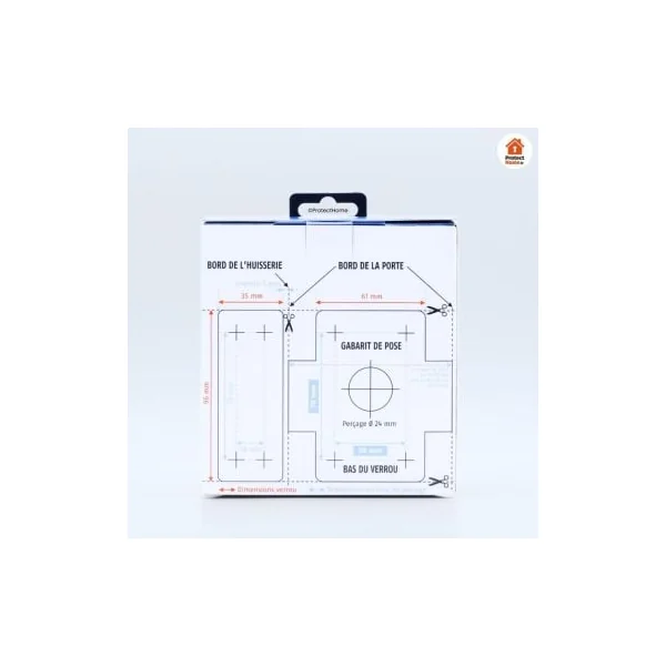Verrou porte ABUS VEC-S compatible cylindre EC-S