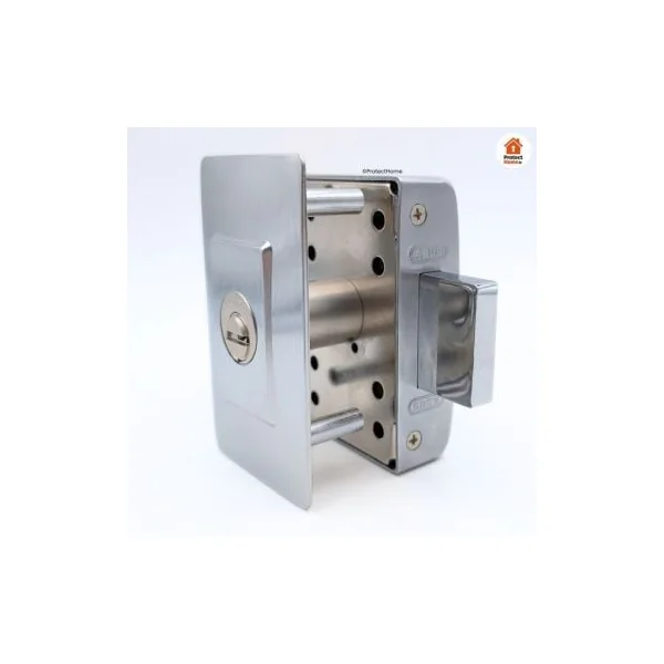 Verrou porte VP12R compatible barillet P12RPS Abus (bouton)