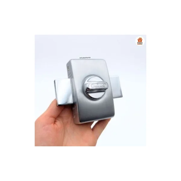 Verrou porte VP12R compatible barillet P12RPS Abus (bouton)