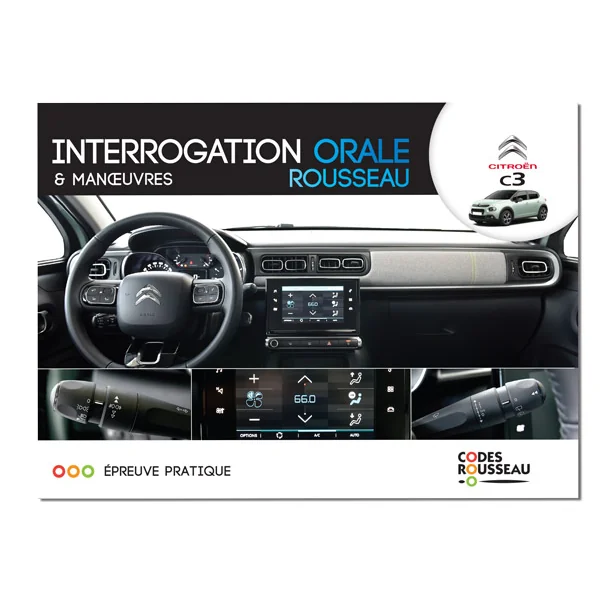 Vérifications B - C3 Interrogation orale et manoeuvres