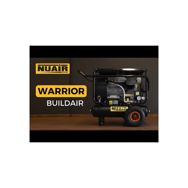 WARRIOR BUILDAIR - Compresseur à piston lubrifié 4 CV 230 Vca avec 2x10 litres