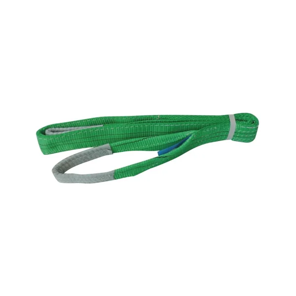 Élingue Plate avec Boucles 60mm - 2T - Longueur 2m - Vert