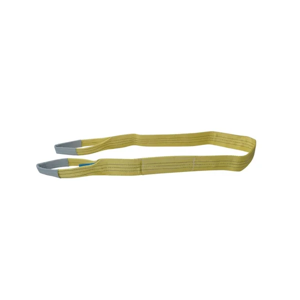 Élingue plate jaune 3 m – 3 tonnes avec boucles