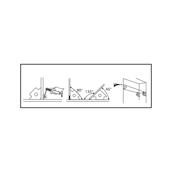 Équerre Magnétique 85x15 mm - Force 11,3 kg