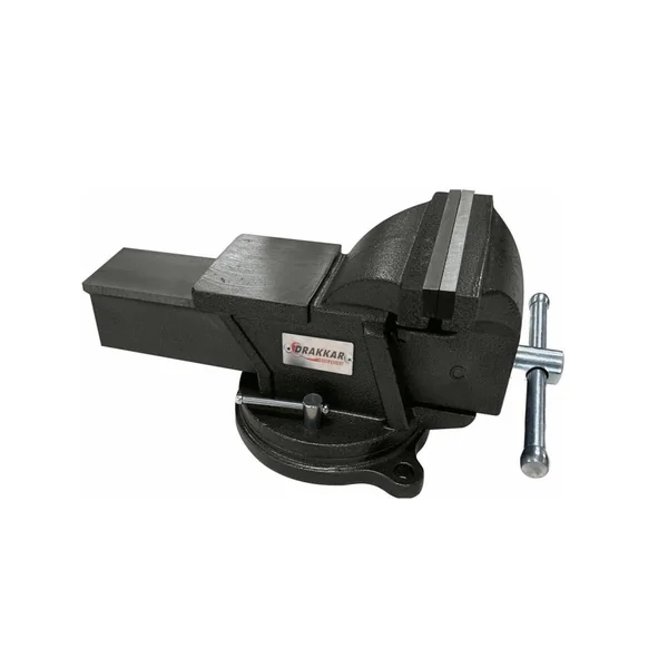 Étau Acier avec Enclume et Base Pivotante 360° – 120 mm